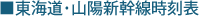 東海道･山陽新幹線時刻表