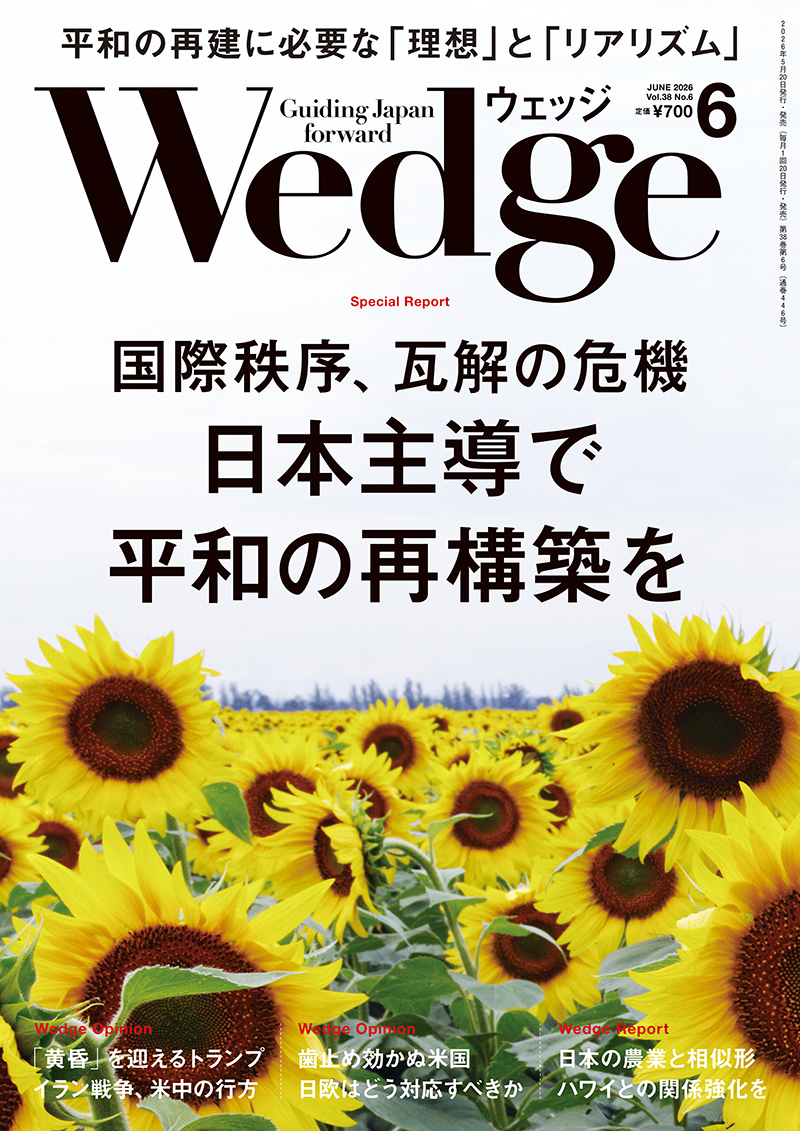 国際秩序、瓦解の危機　日本主導で平和の再構築を